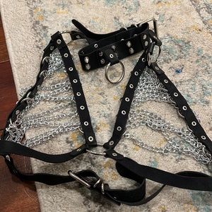 Rave/festival chain bra worn once